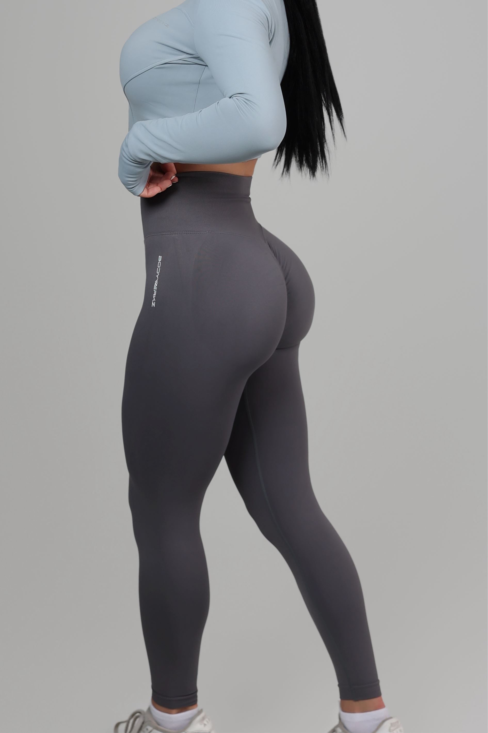 COMPACT SEAMLESS LEGGINGS bodywerkz Gray S 