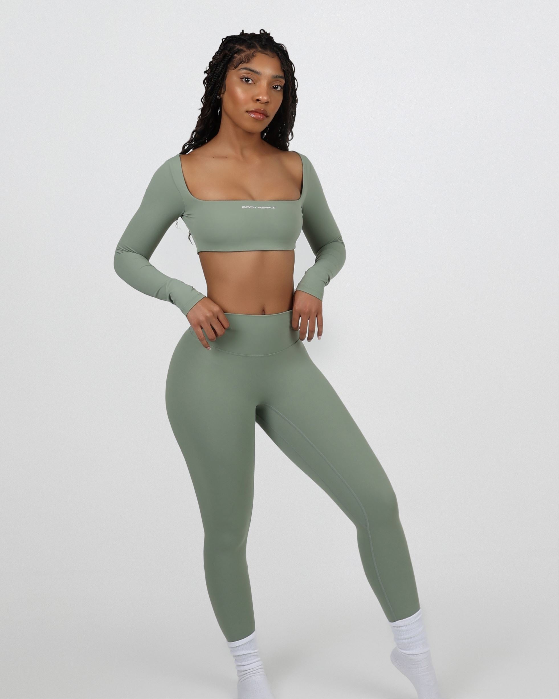 HIGH WAISTED SCRUNCH YOGA PANTS bodywerkz 