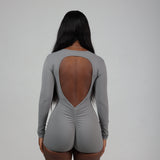 LONG SLEEVE VBACK ROMPER bodywerkz 