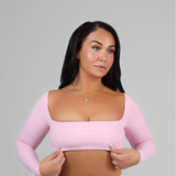 SQUARE NECK CROP TOP bodywerkz 